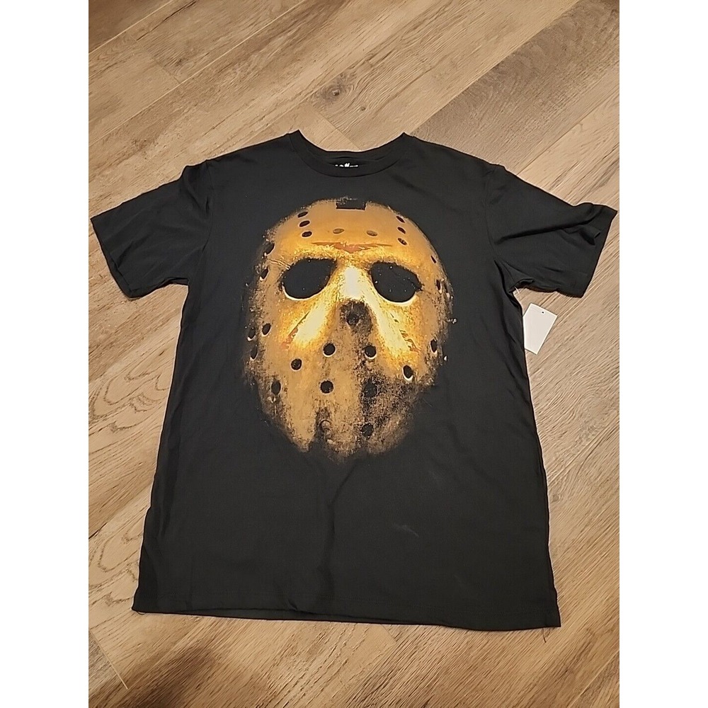 Friday The 13th Jason Voorhees Hockey Mask Shirt Men's Medium Horror Slasher NEW